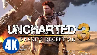 UNCHARTED 3 DRAKE'S DECEPTION Full Game Gameplay (4K 60FPS) Walkthrough No Commentary