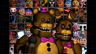 Ultimate custom night expanded (UCN Expanded) all jumpscares  in fnaf