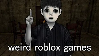 Exploring The Strangest Roblox Games