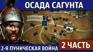 Осада Сагунта. Вторая Пуническая война (2 часть)