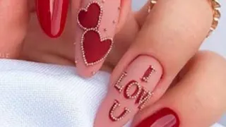 Valentine day New Nail Art 2023 💌 Cute & Easy Valentine's Day Nail Designs