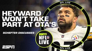 Cam Heyward not planning to attend OTAs: Something or nothing for the Steelers? | NFL Live