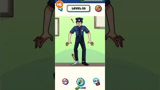 Draw Police level 33 gameplay walkthrough | All levels | android, iOS mobile | new update #shorts