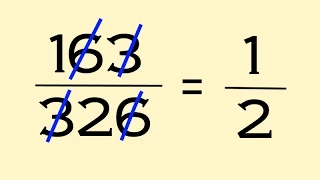 The Wrong Way To Reduce Fractions. But It Works Sometimes