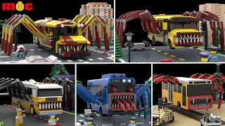 ALL LEGO CITY SCHOOL BUS EATER vs TAYO BUS EATER | TREVOR HENDERSON