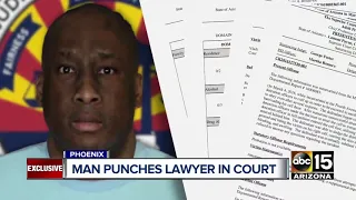 Man punches lawyer in court