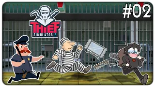 FACCIAMOCI ARRESTARE PER LIBERARE UN COLLEGA LADRO DALLA PRIGIONE | Thief Simulator 2 - ep.02