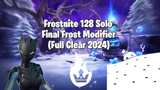 Frostnite 128 Solo | Final Frost Modifier (Tier 1 Wood Only) | Full Clear (2024) - Fortnite STW