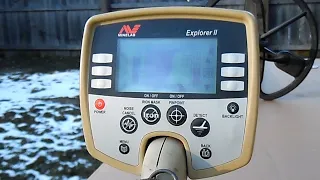 Air Depth Test with The Minelab Explorer ll Metal Detector