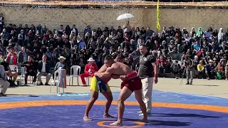 @Venuzodawhuo first bout at International Hornbill Naga Wrestling Championship 2022