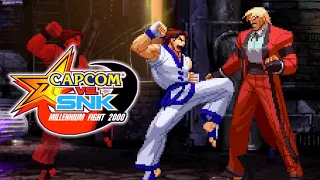 Dreamcast - Capcom vs. SNK: Millennium Fight 2000 - Arcade Kyo & Kim | 4K [60FPS]