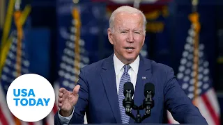 Biden speaks after visiting with Capitol Hill Democrats | USA Today