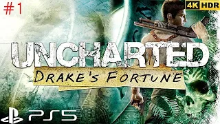 UNCHARTED 1: Drake's Fortune  언차티드 1: 엘도라도의 보물 PS5 4K HDR  #1