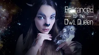 ASMR You are Entranced by the Owl Queen ~ Kissing, Feather Brushing, Humming [Binaural]