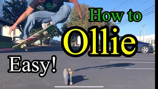 HOW TO OLLIE - a guide to make learning easy for beginners
