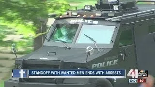 Standoff with wanted men ends with arrests