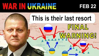 22 Feb: Dangerous. Ukrainian Intelligence DETECTS A SCARY PATTERN | War in Ukraine Explained