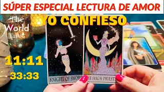 11:11 POR QUÉ TU AMOR, ALMA, LLAMA GEMELA, EX NO HABLA? CONFESIÓN DE MIS SENTIMIENTOS 😱 Tarot ❤️