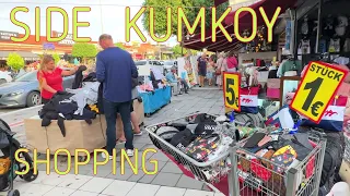 SIDE KUMKOY Street SHOPPING FAKE BAZAAR TURKIYE #turkey #side #kumkoy #antalya