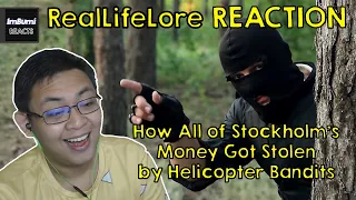 How All of Stockholm's Money Got Stolen by Helicopter Bandits | RealLifeLore | ImBumi Reaction