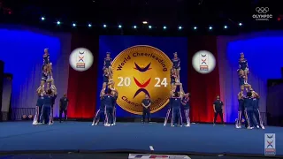 Team Chinese Taipei Coed Premier ICU World Cheerleading Championship 2024 (Finals)