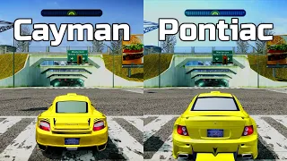 NFS Most Wanted: Porsche Cayman S vs Pontiac GTO - Drag Race