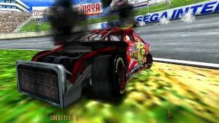 Daytona USA 2 Power Edition, Attract Mode (widescreen)