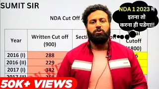 How Much Need To Qualify?  NDA 1 2023 Trend Analysis- UPSC NDA Cut-Off 2023 | Year-Wise Explanation