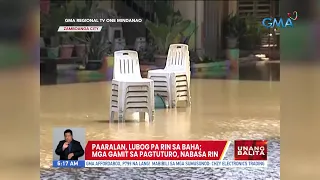 Paaralan, lubog pa rin sa baha; Mga gamit sa pagtuturo, nabasa rin | UB