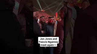 Jon Jones and Francis Ngannou meet again👀