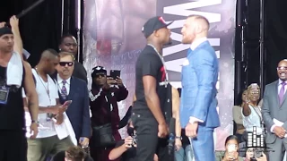 Mayweather & McGregor Face Off In Toronto