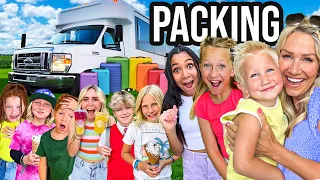 PACKING for 16 KiDS! ROAD TRiP EDITiON! | *What not to do!*