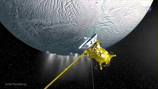 Зонд НАСА пролетит сквозь ледяной шлейф Энцелада (новости)