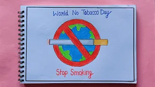 No Smoking Day Drawing/ Anti Tobacco Day Poster/ No Smoking Day Poster/ No Smoking Day Chart