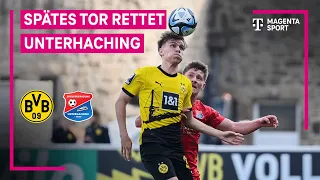 Borussia Dortmund II - SpVgg Unterhaching, Highlights mit Live-Kommentar | 3. Liga | MAGENTA SPORT