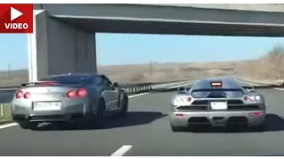 Nissan GT-R VS koenigsegg Agera R ||| Need for speed most wonted 2012