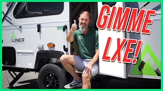 Gimme LXE! 2024 Aliner LXE A-Frame Travel Trailer Tour | Beckley's RVs