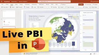 Embed/ Add LIVE Power BI reports in PowerPoint (free solution)