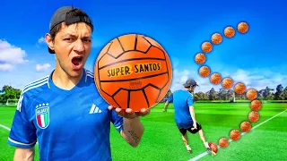 🏀Testo il PALLONE dell’infanzia SUPER SANTOS  *C'E' TROPPO VENTO*