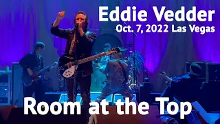 Eddie Vedder covers "Room at the Top" by Tom Petty, 10/7/22, Las Vegas, NV, Dolby Live Theater.