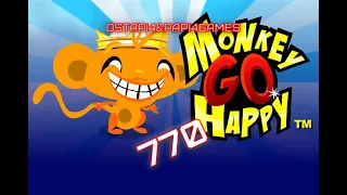 Monkey GO happy. Level 770 walkthrough.