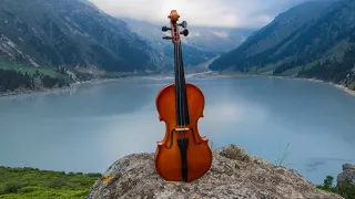 Música celestial 🎻 Violín relajante, violonchelo y piano instrumental 🎻 Alpes 4k