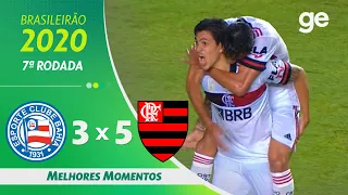 BAHIA 3 X 5 FLAMENGO | MELHORES MOMENTOS | 7ª RODADA BRASILEIRÃO 2020 | ge.globo