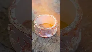 Process of making silver ring