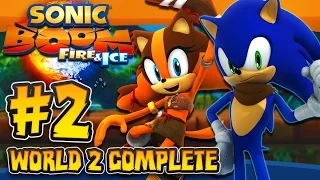 Sonic Boom Fire & Ice (3DS) - (1080p) Part 2 - World 2 COMPLETE Seaside Island