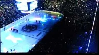 4/17/2013 - Boston Bruins - Fans Sing National Anthem