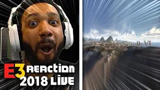 THE ELDER SCROLLS VI LIVE REACTION! - BETHESDA [E3 2018] | runJDrun