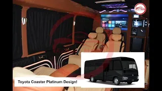 Coaster Platinum VIP Modification! | Toyota Coaster | TMAHAAF | #Dubai #toyota #coaster | VIP