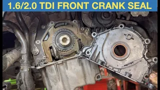 1.6 / 2.0 TDI Front Crankshaft Oil seal replacement - 2014 Skoda Octavia