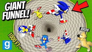 SONIC vs INFINITE FUNNEL!! 🕳 (Sanic, Mecha Sonic, Super Sonic)